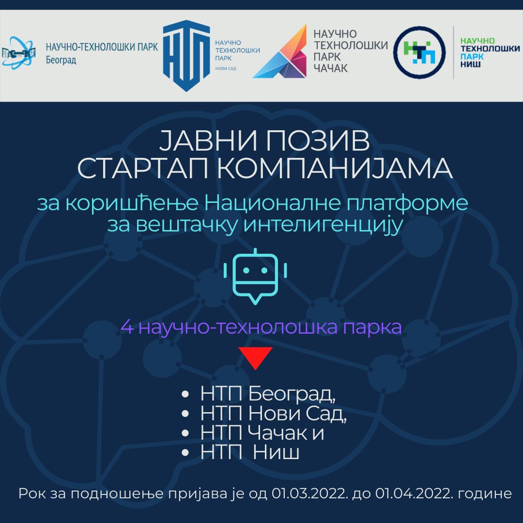 Public Call opened for startup companies to use the National Platform for Artificial Intelligence