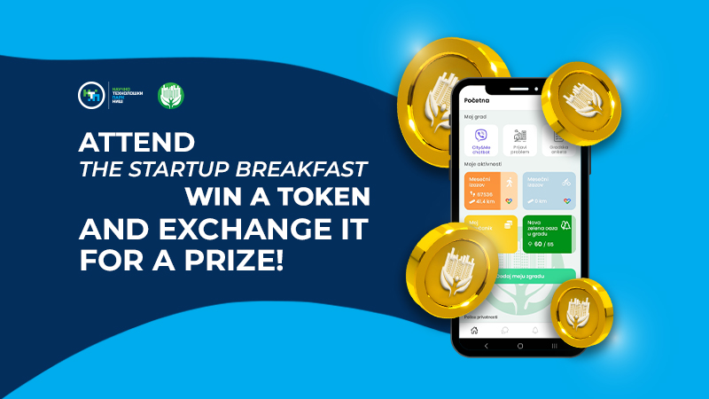 Visit the Startup Breakfast and Win City&Me Tokens