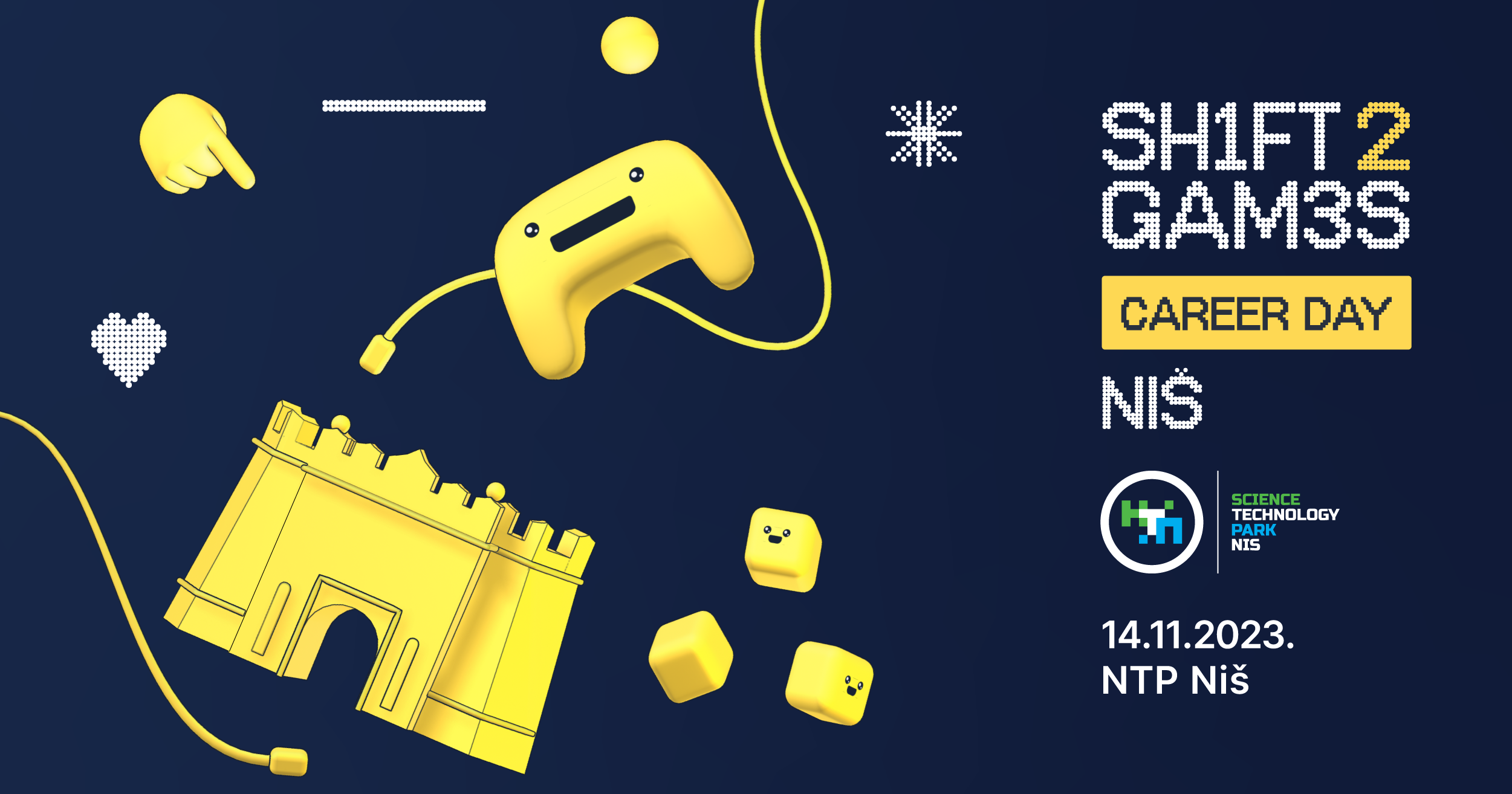 Shift2Games Career Day in STP Niš on November 14!