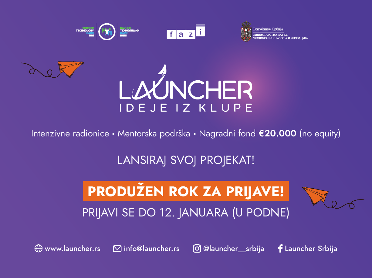 Продужене пријаве за Launcher!