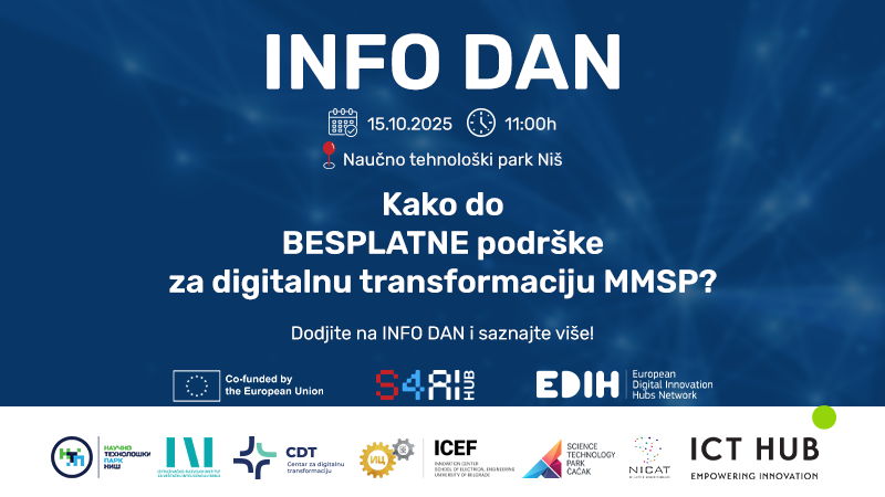 Инфо дан пројекта S4AI Hub: Прилике за дигиталну трансформацију ММСП