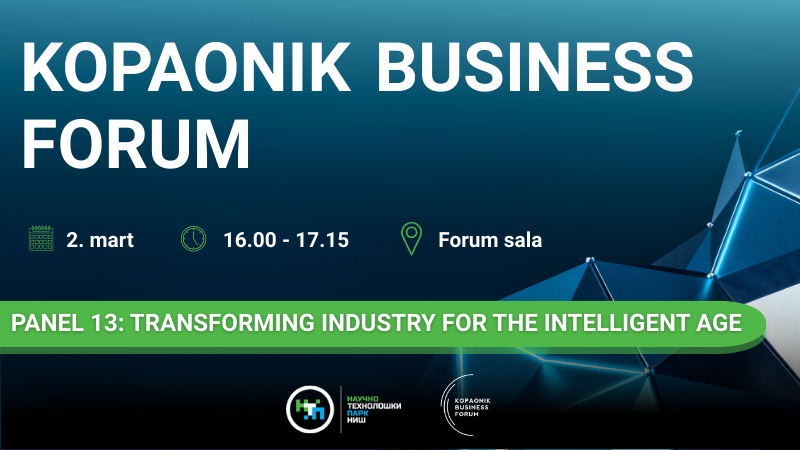 33rd Kopaonik Business Forum: STP Ni&scaron; on the Panel on Industrial Transformation