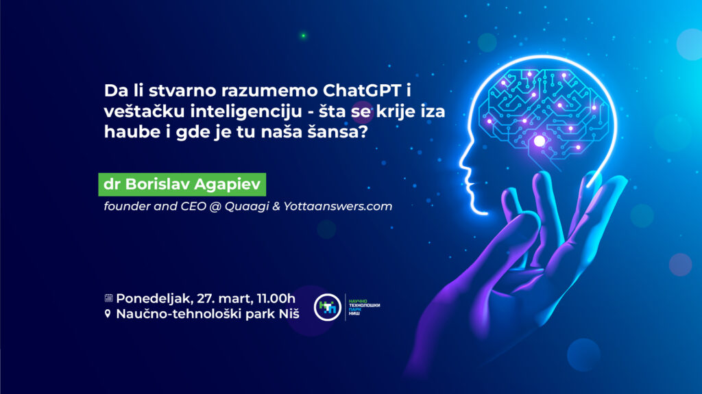 Lecture: &ldquo;Do We Really Understand ChatGPT and Artificial Intelligence &ndash; What is Hidden Under the Hood and Where is our Chance With It?&rdquo;