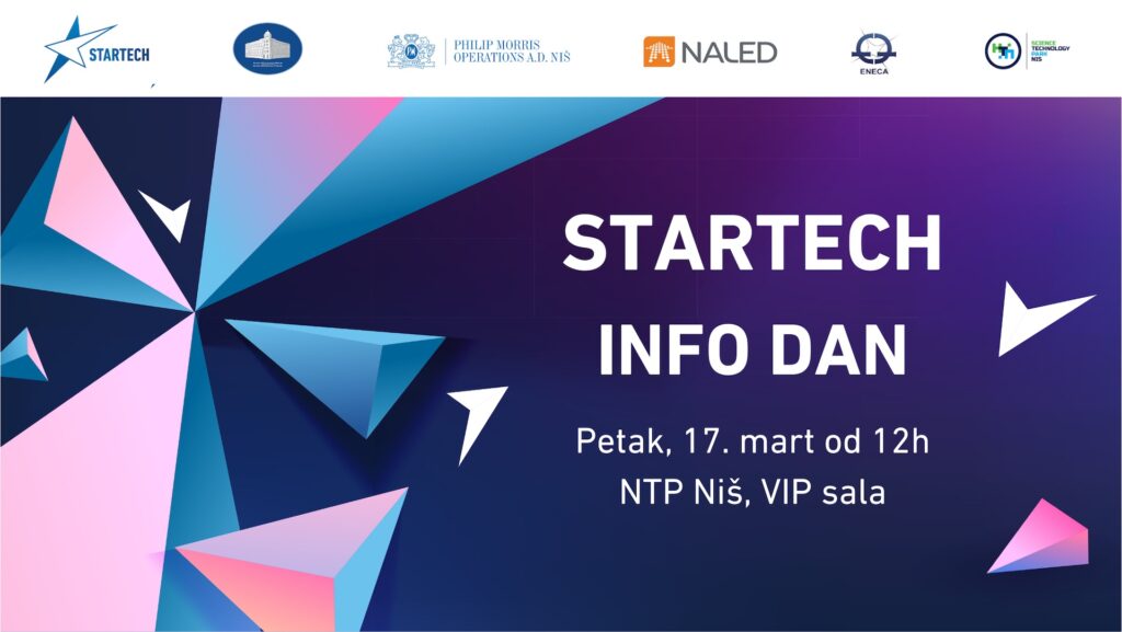 StarTech Info Day on Friday in the Science and Technology Park Ni&scaron;
