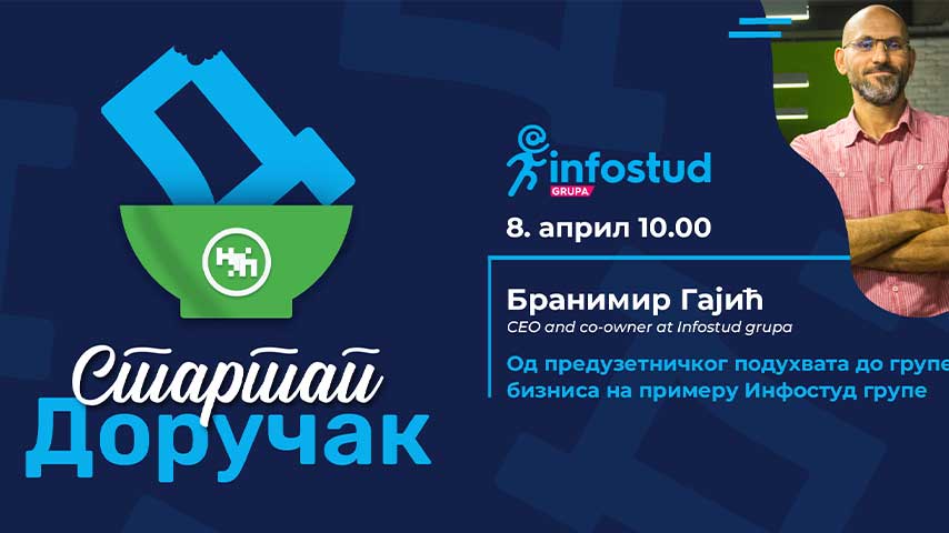 Startup Breakfast: From an entrepreneurial endeavor to a business group, exemplified by the Infostud Group