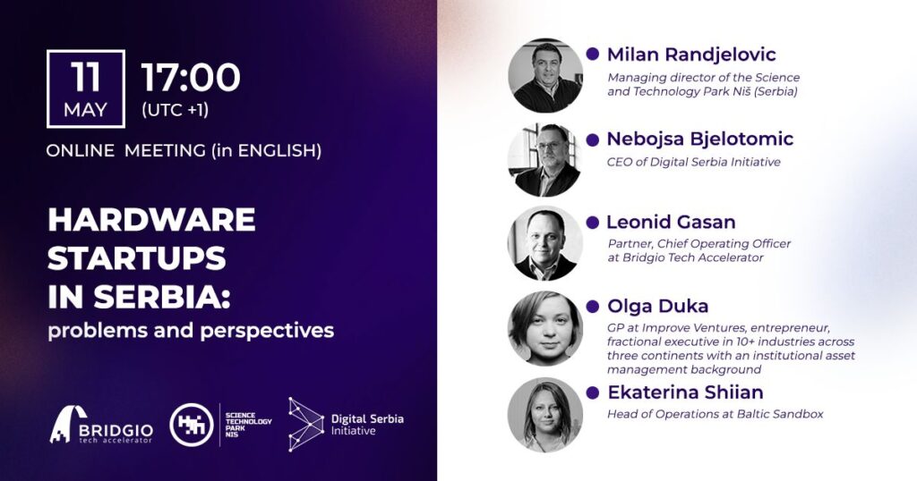 Problems and perspectives of hardware startups in Serbia &ndash; online meeting as a warm-up for the conference &ldquo;Hardware conference & Demo in Serbia&rdquo;