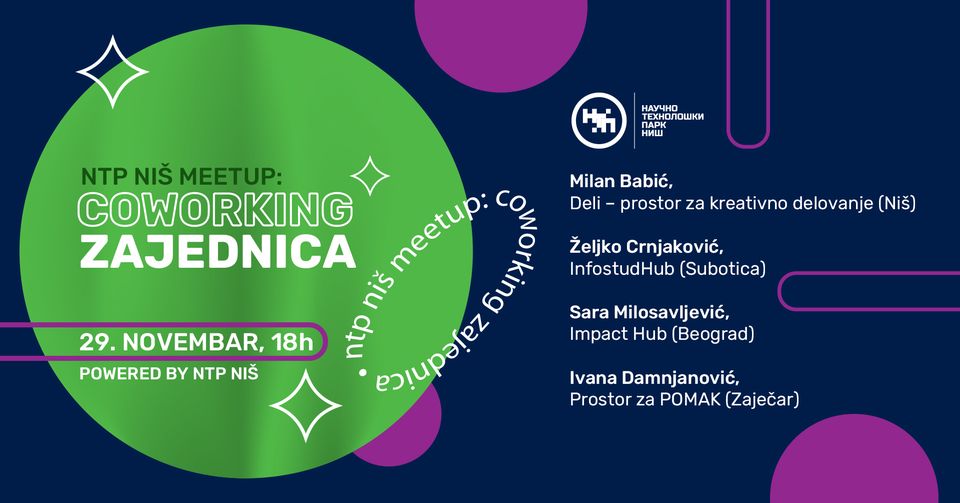 STP Ni&scaron; Meetup: Coworking community