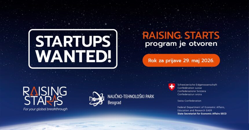 Отворене пријаве за Rаising Starts програм